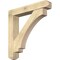 Ekena Millwork Imperial Craftsman Rough Sawn Bracket w/ Offset Brace, Douglas Fir, 8"W x 46"D x 46"H BKT0806X46X46IMP04RDF - alternate 1